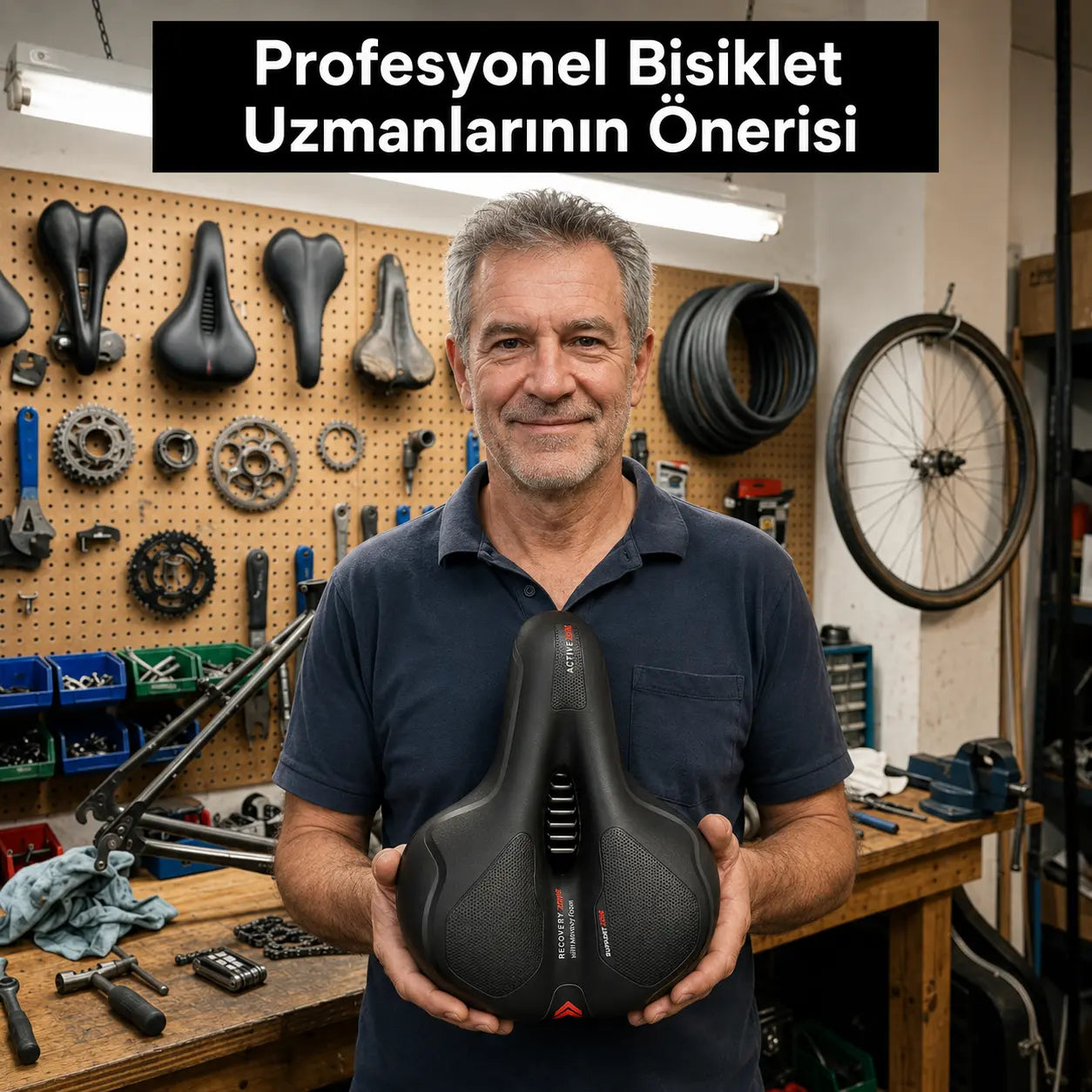 Reliva™ Konfor Sele 2.0 – Geniş ve Rahat Bisiklet Selesi